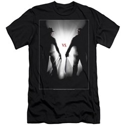 Freddy Vs Jason - Mens Silhouettes Slim Fit T-Shirt