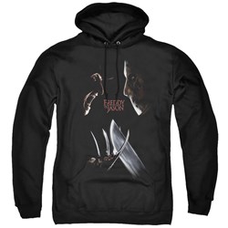 Freddy Vs Jason - Mens Face Off Pullover Hoodie