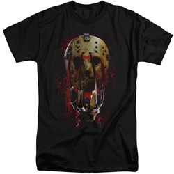 Freddy Vs Jason - Mens Mask And Claws Tall T-Shirt