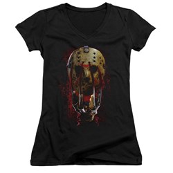 Freddy Vs Jason - Juniors Mask And Claws V-Neck T-Shirt
