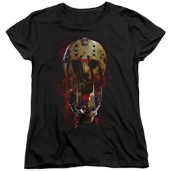Freddy Vs Jason - Womens Mask And Claws T-Shirt