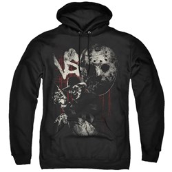 Freddy Vs Jason - Mens Scratches Pullover Hoodie