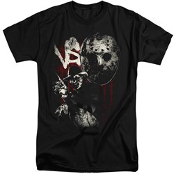 Freddy Vs Jason - Mens Scratches Tall T-Shirt