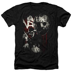 Freddy Vs Jason - Mens Scratches Heather T-Shirt