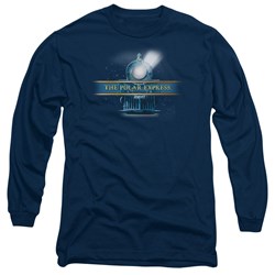 Polar Express - Mens Train Logo Longsleeve T-Shirt