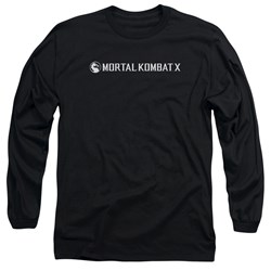 Mortal Kombat - Mens Horizontal Logo Long Sleeve T-Shirt