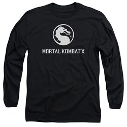 Mortal Kombat - Mens Dragon Logo Long Sleeve T-Shirt