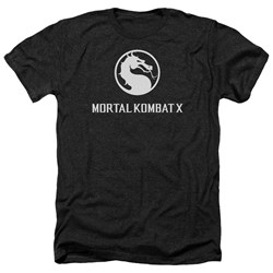 Mortal Kombat X - Mens Dragon Logo Heather T-Shirt