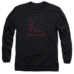 Mortal Kombat - Mens Bloody Seal Long Sleeve T-Shirt