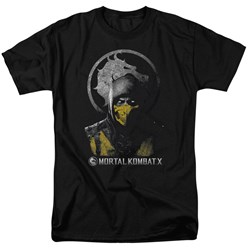 Mortal Kombat - Mens Scorpion Bust T-Shirt