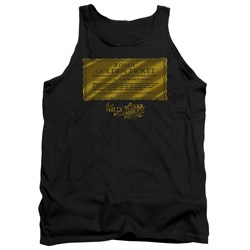 Willy Wonka And The Chocolate Factory - Mens Golden Ticket Tank Top