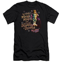 Willy Wonka And The Chocolate Factory - Mens Music Makers Premium Slim Fit T-Shirt