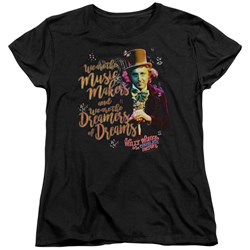 Willy Wonka And The Chocolate Factory - Womens Music Makers T-Shirt