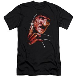 Nightmare On Elm Street - Mens Freddys Face Premium Slim Fit T-Shirt
