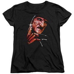 Nightmare On Elm Street - Womens Freddys Face T-Shirt