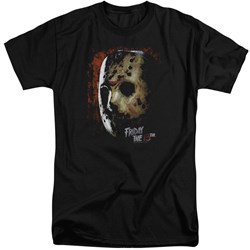 Friday The 13Th - Mens Mask Of Death Tall T-Shirt