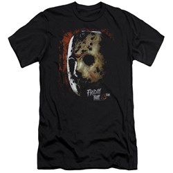 Friday The 13Th - Mens Mask Of Death Premium Slim Fit T-Shirt