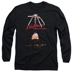 Nightmare On Elm Street - Mens Alternate Poster Long Sleeve T-Shirt