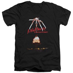 Nightmare On Elm Street - Mens Alternate Poster V-Neck T-Shirt