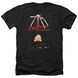 Nightmare On Elm Street - Mens Alternate Poster Heather T-Shirt