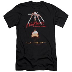 Nightmare On Elm Street - Mens Alternate Poster Premium Slim Fit T-Shirt