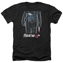 Friday The 13Th - Mens 13Th Poster Heather T-Shirt