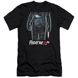 Friday The 13Th - Mens 13Th Poster Premium Slim Fit T-Shirt