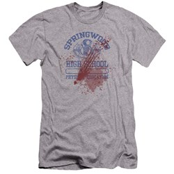 Nightmare On Elm Street - Mens Springwood High Victim Premium Slim Fit T-Shirt
