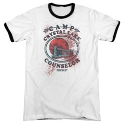 Friday The 13Th - Mens Camp Counselor Victim Ringer T-Shirt