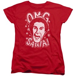 Elf - Womens Omg Santa T-Shirt