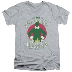 Elf - Mens Cotton Headed V-Neck T-Shirt