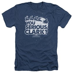 Christmas Vacation - Mens You Serious Clark Heather T-Shirt