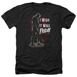 Friday The 13Th - Mens I Wish It Was Friday Heather T-Shirt