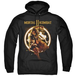 Mortal Kombat 11 - Mens Scorpion Flames Pullover Hoodie