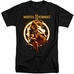 Mortal Kombat 11 - Mens Scorpion Flames Tall T-Shirt