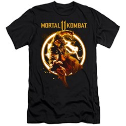 Mortal Kombat 11 - Mens Scorpion Flames Slim Fit T-Shirt