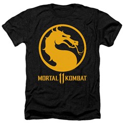 Mortal Kombat 11 - Mens Dragon Logo Heather T-Shirt