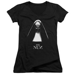 The Nun - Juniors The Nun V-Neck T-Shirt