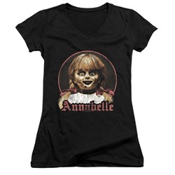 Annabelle - Juniors Annabelle Portrait V-Neck T-Shirt