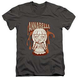 Annabelle - Mens Annabelle Illustration V-Neck T-Shirt
