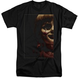Annabelle - Mens Doll Tear Tall T-Shirt