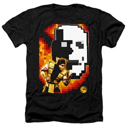 Mortal Kombat Klassic - Mens Scorpion Heather T-Shirt