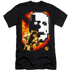 Mortal Kombat Klassic - Mens Scorpion Premium Slim Fit T-Shirt
