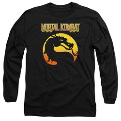 Mortal Kombat Klassic - Mens Logo Long Sleeve T-Shirt