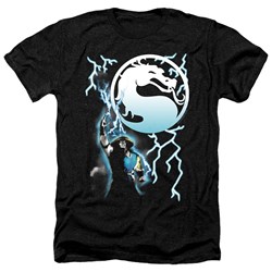 Mortal Kombat Klassic - Mens Raiden Heather T-Shirt