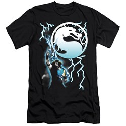 Mortal Kombat Klassic - Mens Raiden Premium Slim Fit T-Shirt