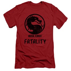 Mortal Kombat Klassic - Mens Fatality Slim Fit T-Shirt