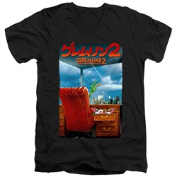 Gremlins 2 - Mens G2 Poster V-Neck T-Shirt