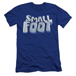 Smallfoot - Mens Smallfoot Logo Premium Slim Fit T-Shirt