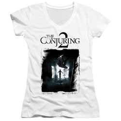 The Conjuring 2 - Juniors Poster V-Neck T-Shirt